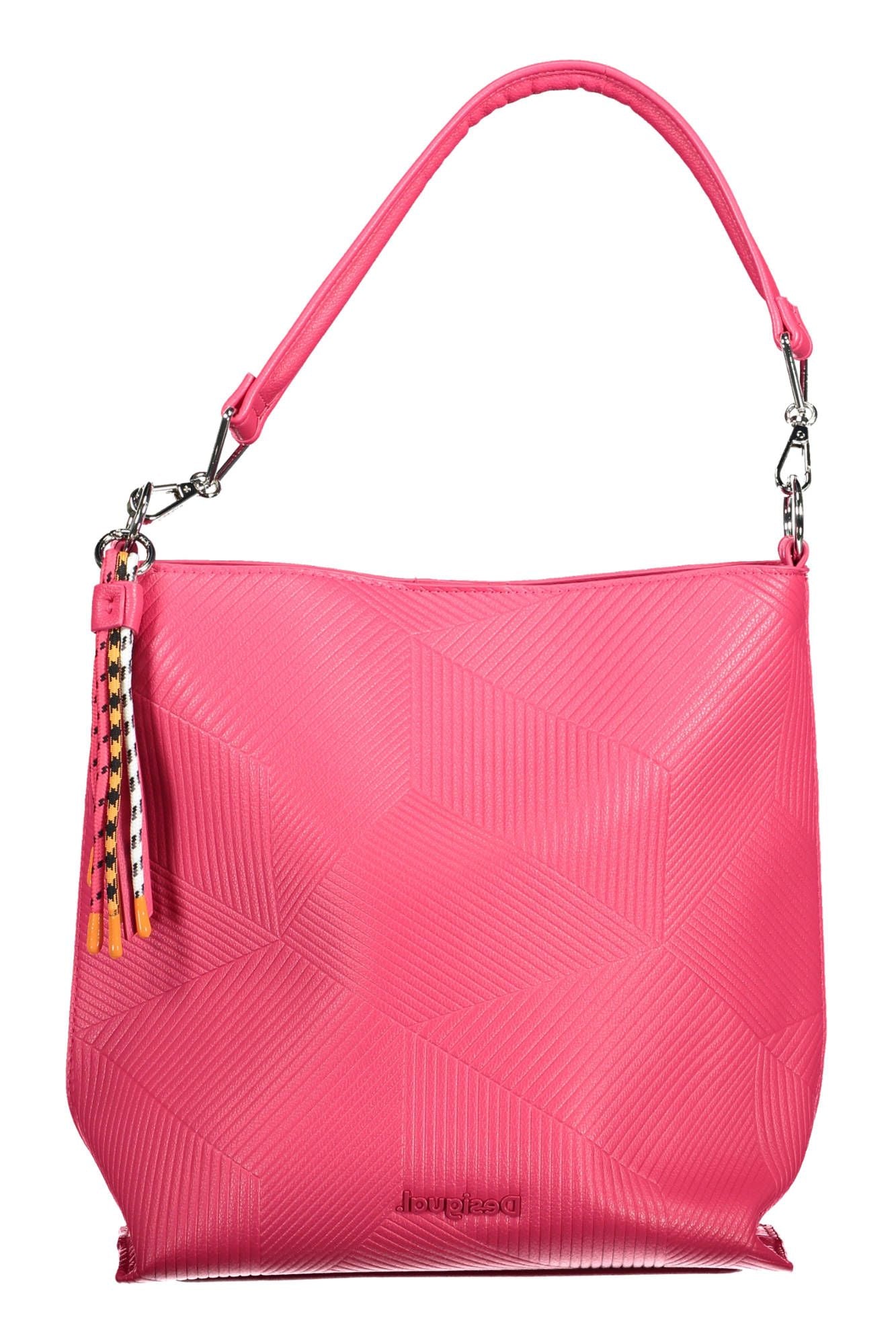 Vibrant Pink Convertible Handbag