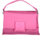Chic Pink Contrast Detail Handbag