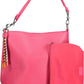 Vibrant Pink Convertible Handbag