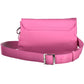 Chic Pink Contrast Detail Handbag