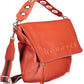 Chic Red Contrasting Detail Satchel