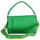 Chic Green Convertible Handbag With Versatile Straps