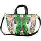 Chic Green Handbag with Versatile Straps