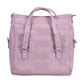 Elegant Purple Convertible Handbag