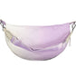 Elegant Purple Expandable Handbag with Contrasting Details