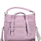 Elegant Purple Convertible Handbag