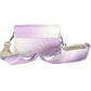 Elegant Purple Handbag with Contrasting Details