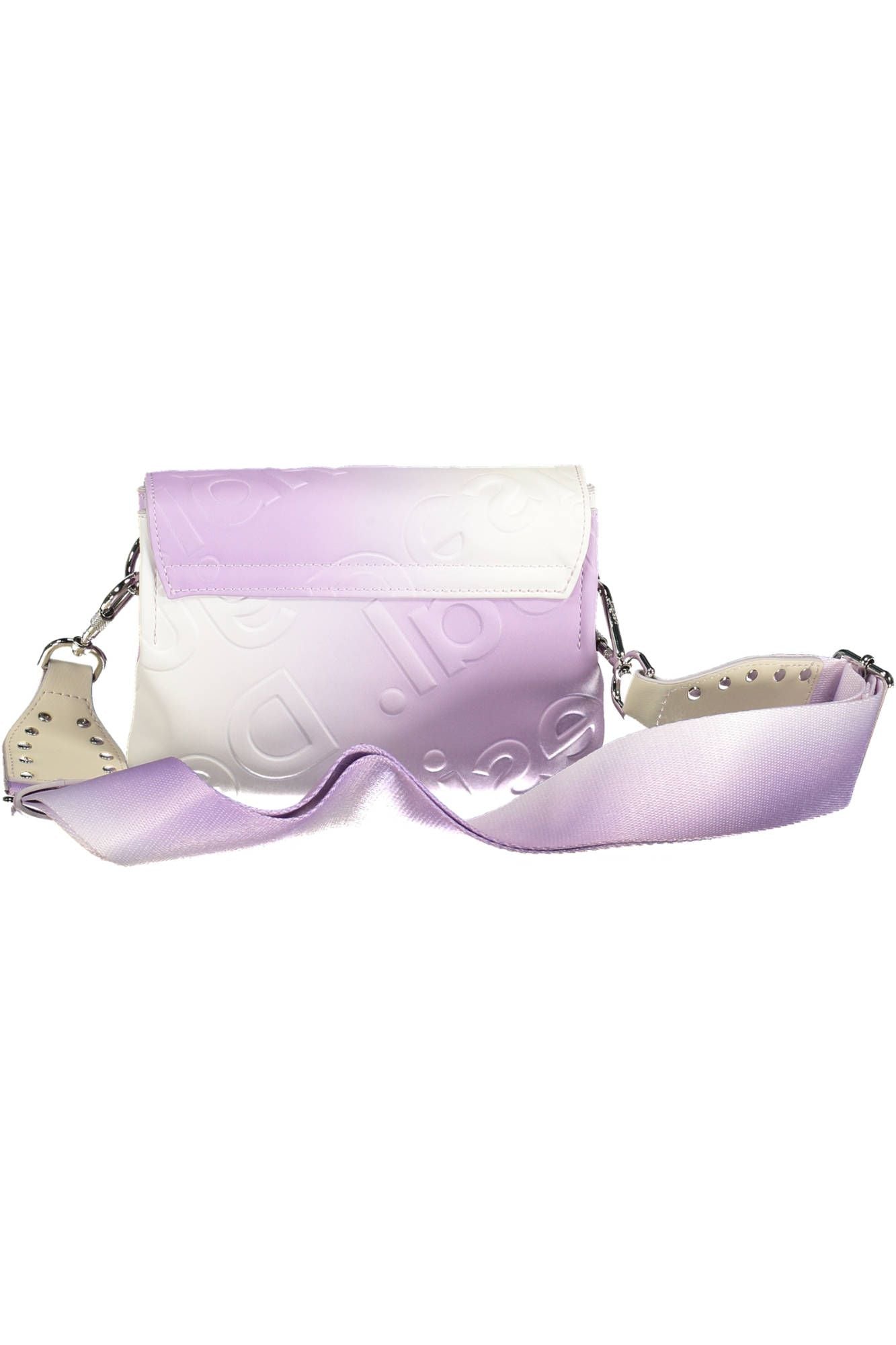 Elegant Purple Handbag with Contrasting Details