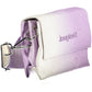 Elegant Purple Handbag with Contrasting Details