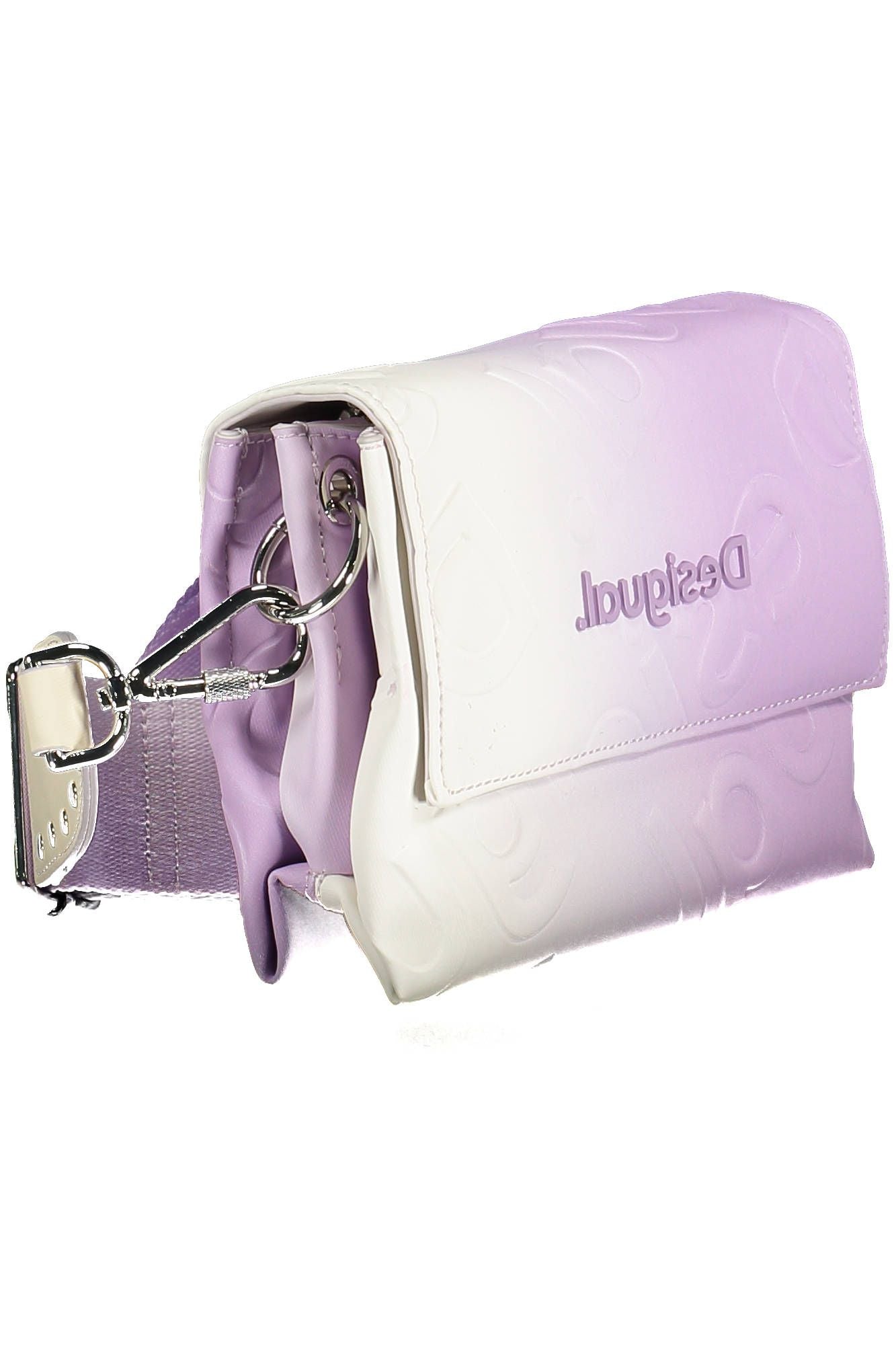 Elegant Purple Handbag with Contrasting Details