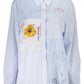 Elegant Light Blue Long Sleeve Shirt