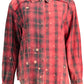 Vibrant Red Desigual Long Sleeve Shirt