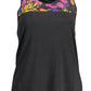 Chic Halter Strap Tank Top with Print