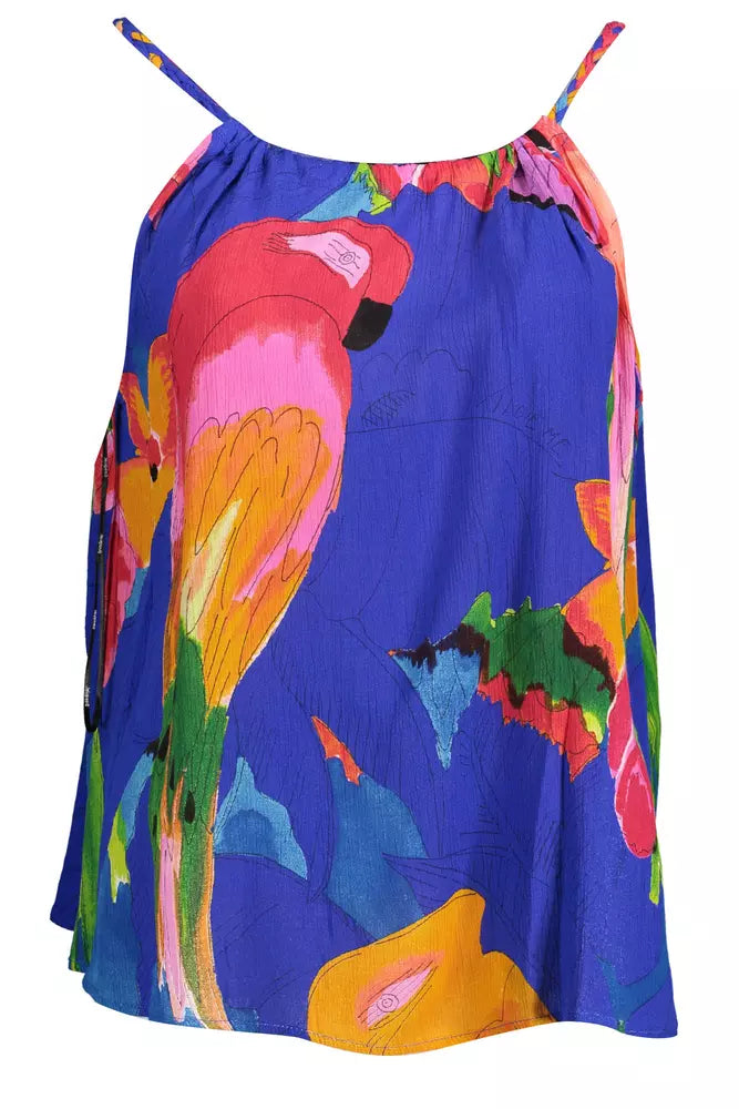 Vibrant Printed Viscose Tank Top