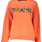 Vibrant Orange Sweatshirt with Chic Logo Detail