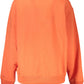 Vibrant Orange Sweatshirt with Chic Logo Detail