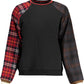Chic Contrasting Detail Sweatshirt