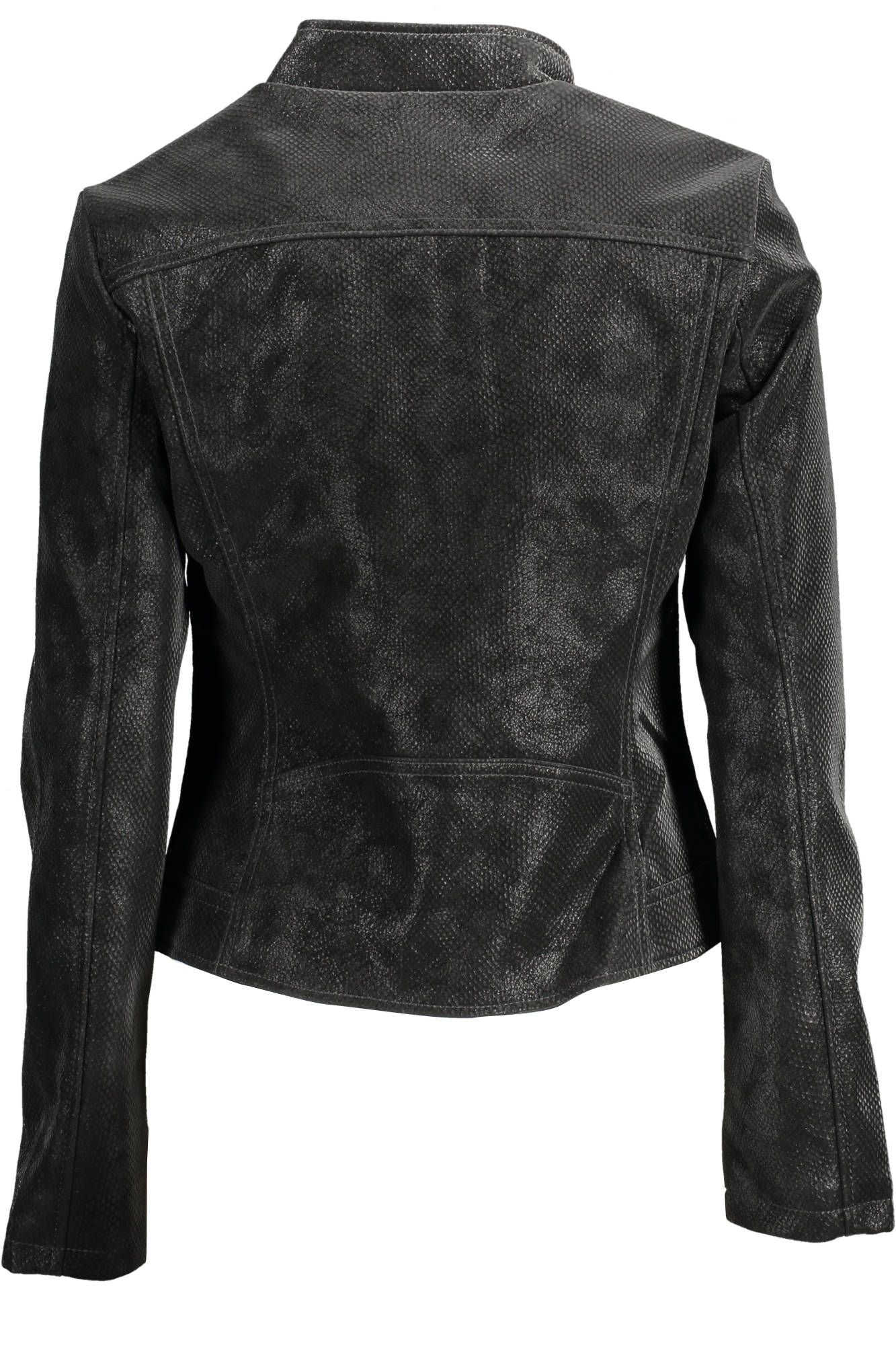 Sleek Black Zip Jacket with Chic Logo Detail