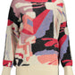 Chic White Contrasting Detail Sweater