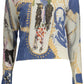 Elegant White Linen Blend Sweater