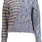 Eclectic Blue Contrast Detail Sweater
