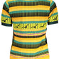 Chic Sunset Yellow Contrast Detail Top