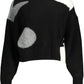 Chic Contrasting Long Sleeve Sweater