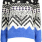 Chic Contrasting Detail Long-Sleeve Top