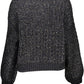 Chic Contrasting Details Round Neck Sweater