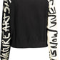 Chic Contrasting Detail Long-Sleeve Shirt