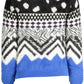 Chic Contrasting Detail Long-Sleeve Top