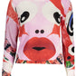 Chic Pink Contrasting Detail Sweater