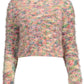 Chic Pink Contrast Detail Long-Sleeve Shirt