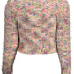 Chic Pink Contrast Detail Long-Sleeve Shirt