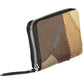 Chic Beige Tri-Compartment Wallet