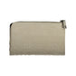 Elegant White Tri-Compartment Wallet
