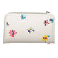 Chic White Tri-Compartment Ladies' Wallet