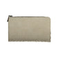 Elegant White Tri-Compartment Wallet