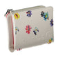 Chic White Tri-Compartment Ladies' Wallet