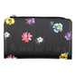 Elegant Triple-Compartment Black Wallet
