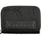Chic Multifunctional Black Zip Wallet