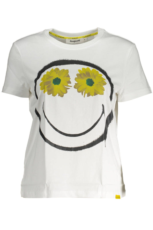 Round Neckline Printed Logo Tee