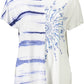 Elegant White Viscose Tee with Logo