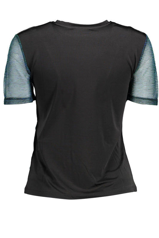 Chic Short Sleeve Crew Neck Printed Top