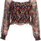 Elegant Long Sleeve Printed T-Shirt