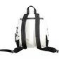 Elegant White Contrast Detail Backpack