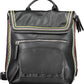Chic Urban Embroidered Black Backpack