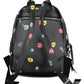 Chic Contrast Detail Black Backpack