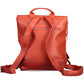 Vibrant Red Urban Backpack with Adjustable Straps