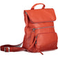 Vibrant Red Urban Backpack with Adjustable Straps